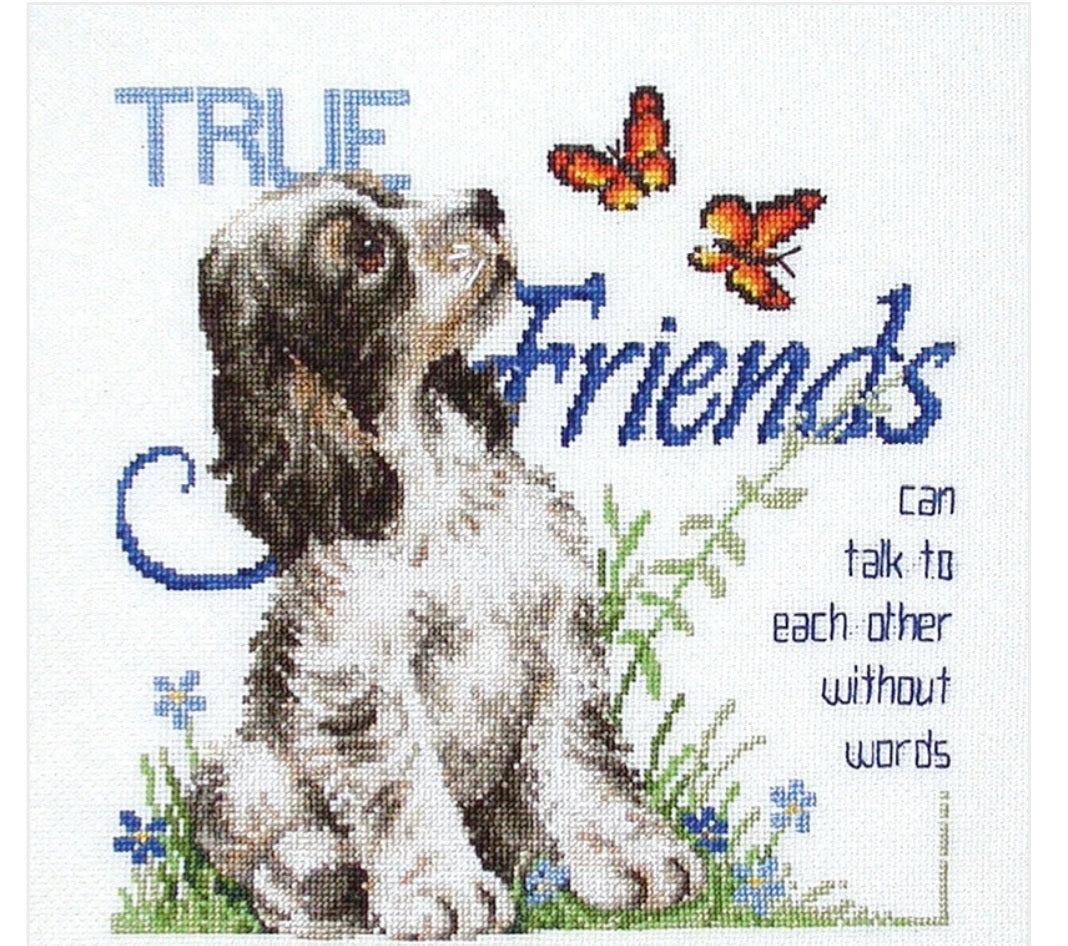 True Friends Cross Stitch Kit