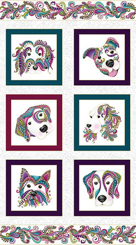 Dog On It Patchwork Panel Ann Lauer Designs