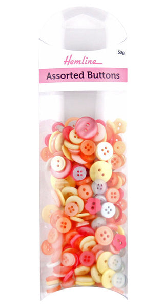 Assorted Buttons 50g