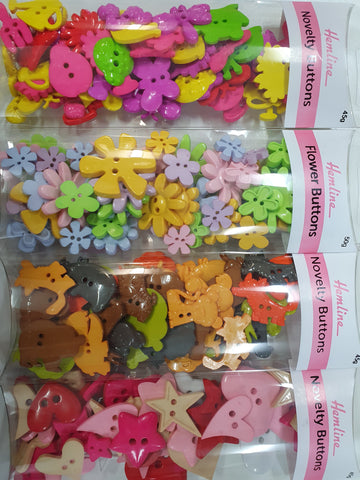 Novelty Buttons 45g