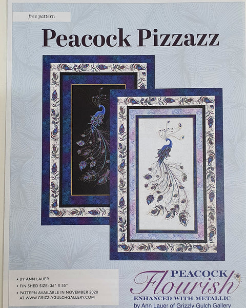 Peacock Pizzazz Quilt Pack and Pattern