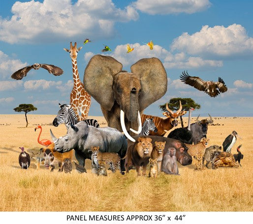 African Safari Panels