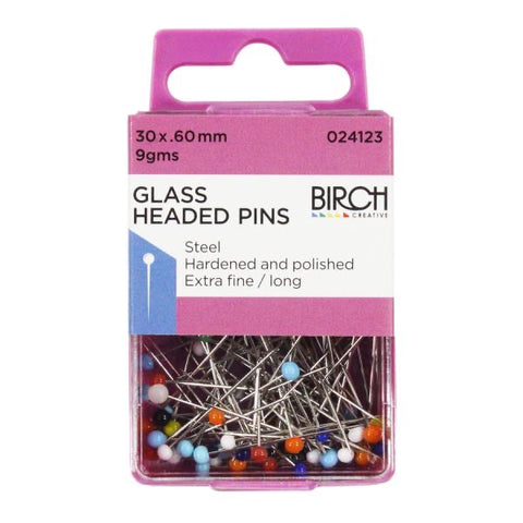 Glass Headed Pins