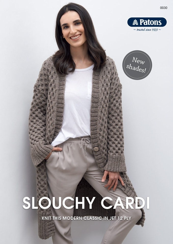 Leaflet 0030 Slouchy Cardi
