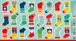 Mini Novelty Stockings Advent Panel
