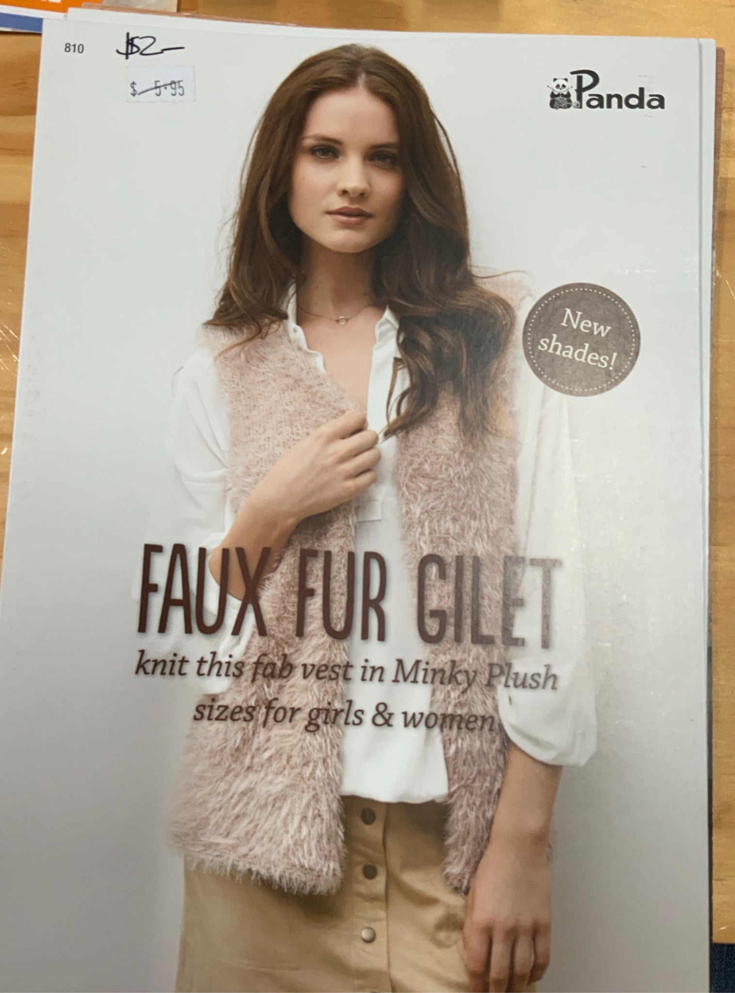Leaflet 810 Faux Fur Gilet