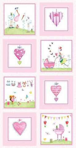 Patchwork Panel A Bundle Of Pink